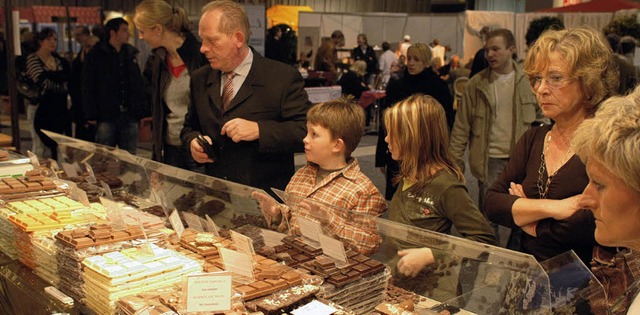 Groe Augen fr sndige Verfhrungen an der Schokotheke der Plaza Culinaria   | Foto: plaza culinaria