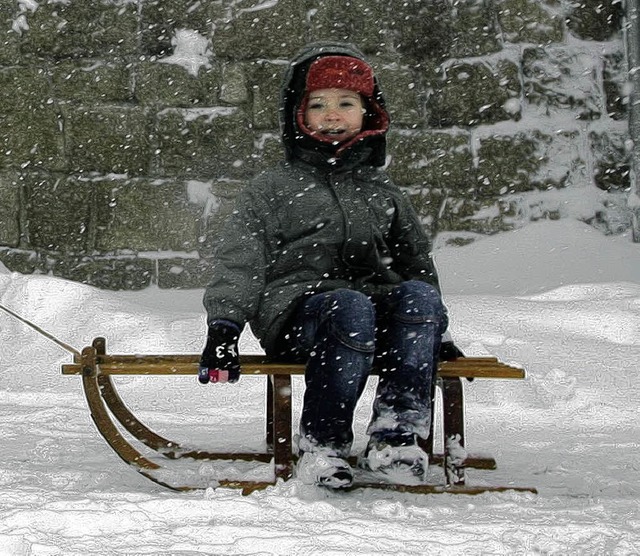 Eine neue Ausstellung zeigt, dass Schl... als ein Wintersportgert fr Kinder.   | Foto: ddp