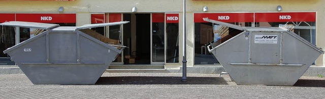 Baustelle Einzelhandel: Beim NKD hat&#...1; oder den Weg ins Zentrum findet.     | Foto: Archivfoto: JAN LABUSGA