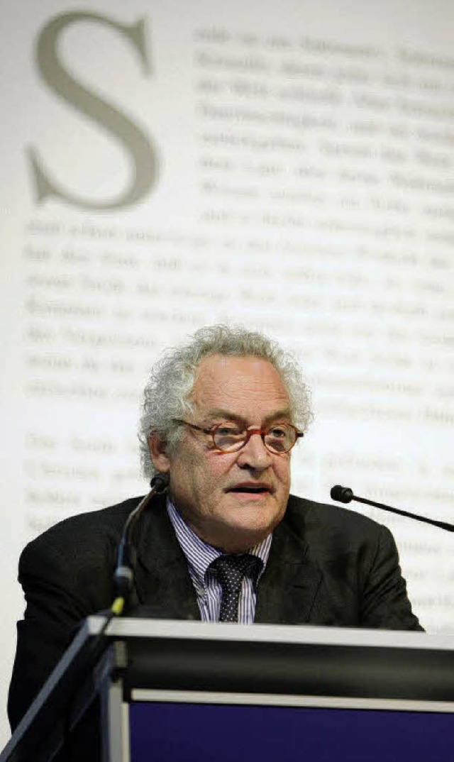 Prsident Egon Ammann  | Foto: BuchBasel