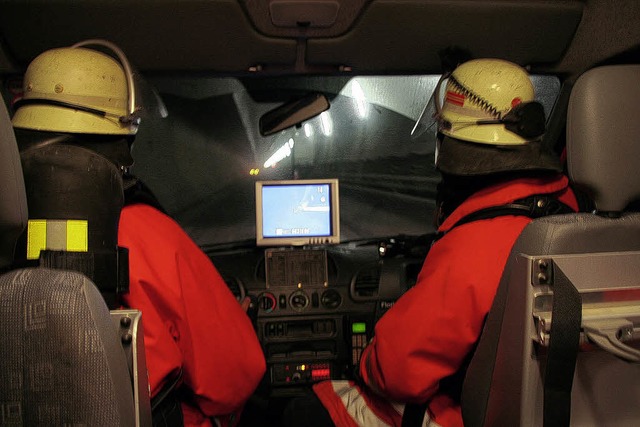 Fr die Feuerwehr gab es im  Katzenber... und der Rauch ordnungsgem abzieht.   | Foto: Raab