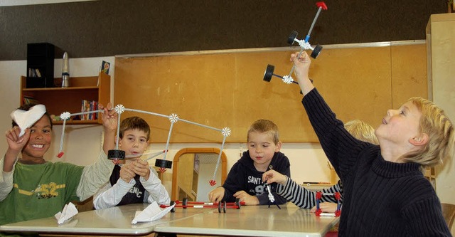 Zwischen Unterricht und gemeinsamem Mi...n knnen die Kinder kreativ werden.     | Foto: Oehler