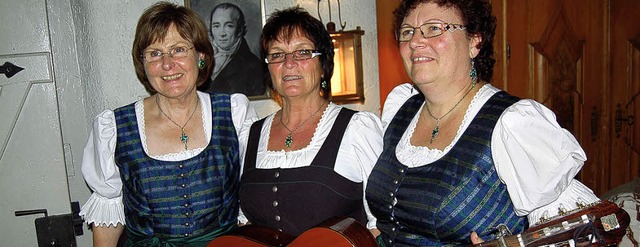 Goldene Kehlen im Hebelhaus: Ines Kief...rle (links) und Marlies Kandziora       | Foto: privat