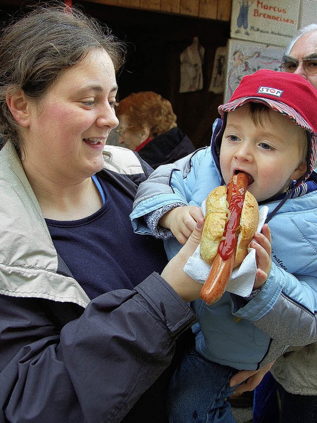 Ohne heie Wurst luft nichts.   | Foto: Sigrid Umiger