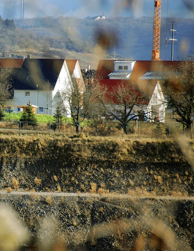 Der Kies in der Trasse der Nordwestumf...den. Holcim hat einen Antrag gestellt.  | Foto: Lauber