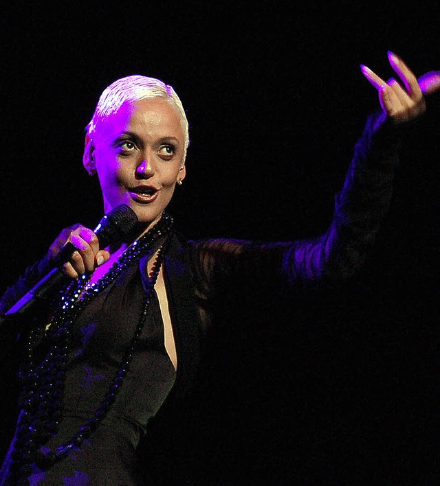 Eine wahre Diva: Mariza   | Foto: Annette Mahro