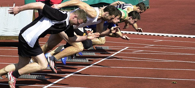 Spitzenleistungen brachten die Athleten im Haslachstadion.   | Foto: o.Heiler