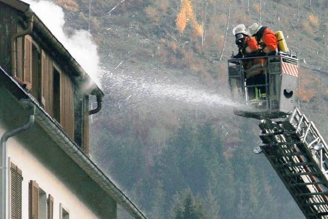 200 000 Euro Schaden bei Brand in Todtnau