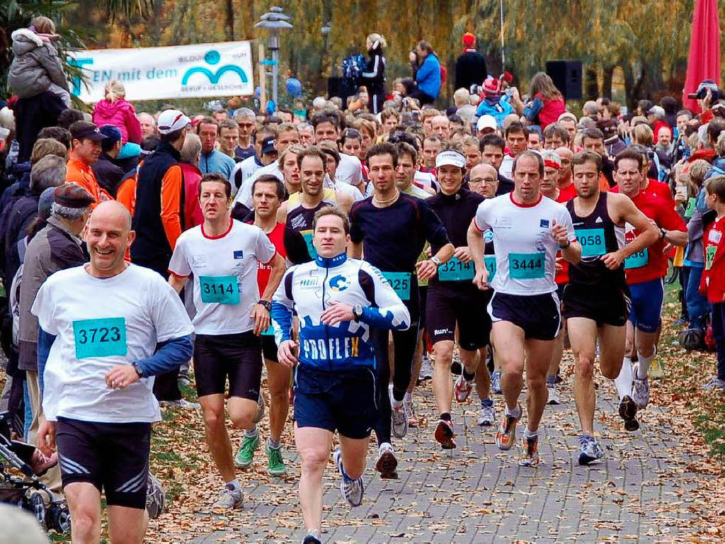 Neun Strecken standen den 2906 Teilnehmern des Bad Krozinger Herbstlaufs zur Auswahl. Neun Strecken standen den 2906 Teilnehmern des Bad Krozinger Herbstlaufs zur Auswahl.