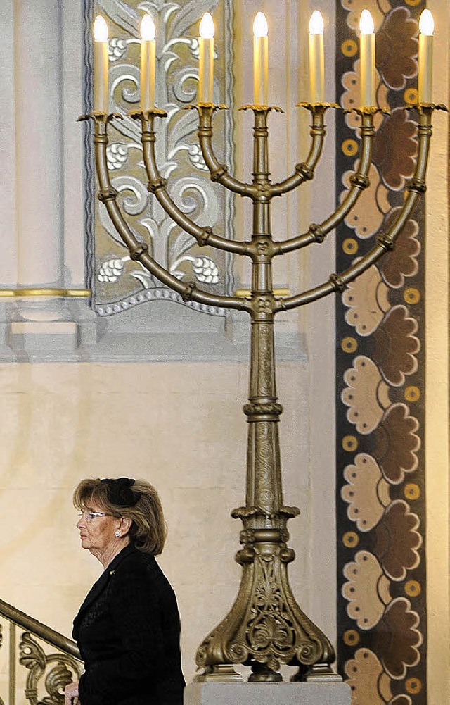 Fordert erneut ein Verbot der NPD: Cha...in der Berliner Synagoge Rykestrae.    | Foto: DDP