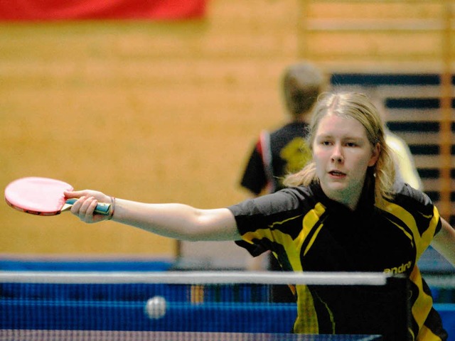 Durchbrach die Weiler Dominanz: Tabea ...irksmeisterin   bei den Mdchen U 15.   | Foto: Peter Gerigk