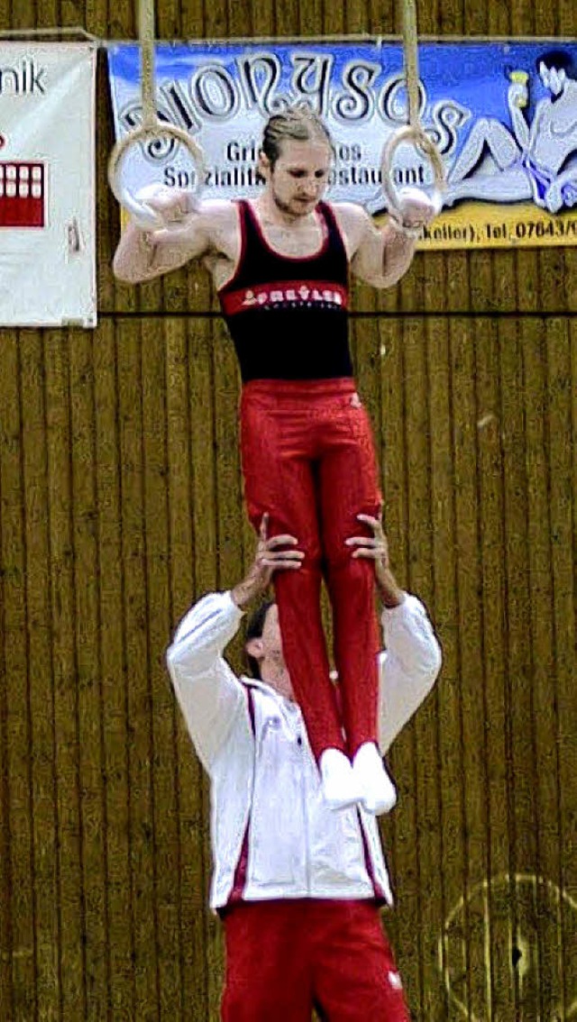 Gleich geht&#8217;s  los fr Dirk Kienle an den Ringen.   | Foto: privat