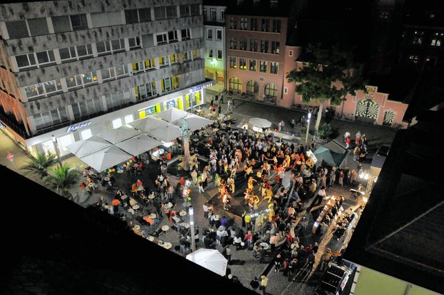 Die &#8222;Nacht des Tanzes&#8220; bei der Mission Olympic im vergangenen Juli.  | Foto: Ingo Schneider