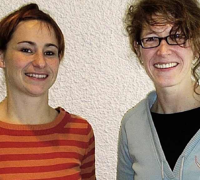 Die Macherinnen der Freiburger Tanzbanale: Marion Dieterle (li.) und Anna Dimpfl  | Foto: schuh