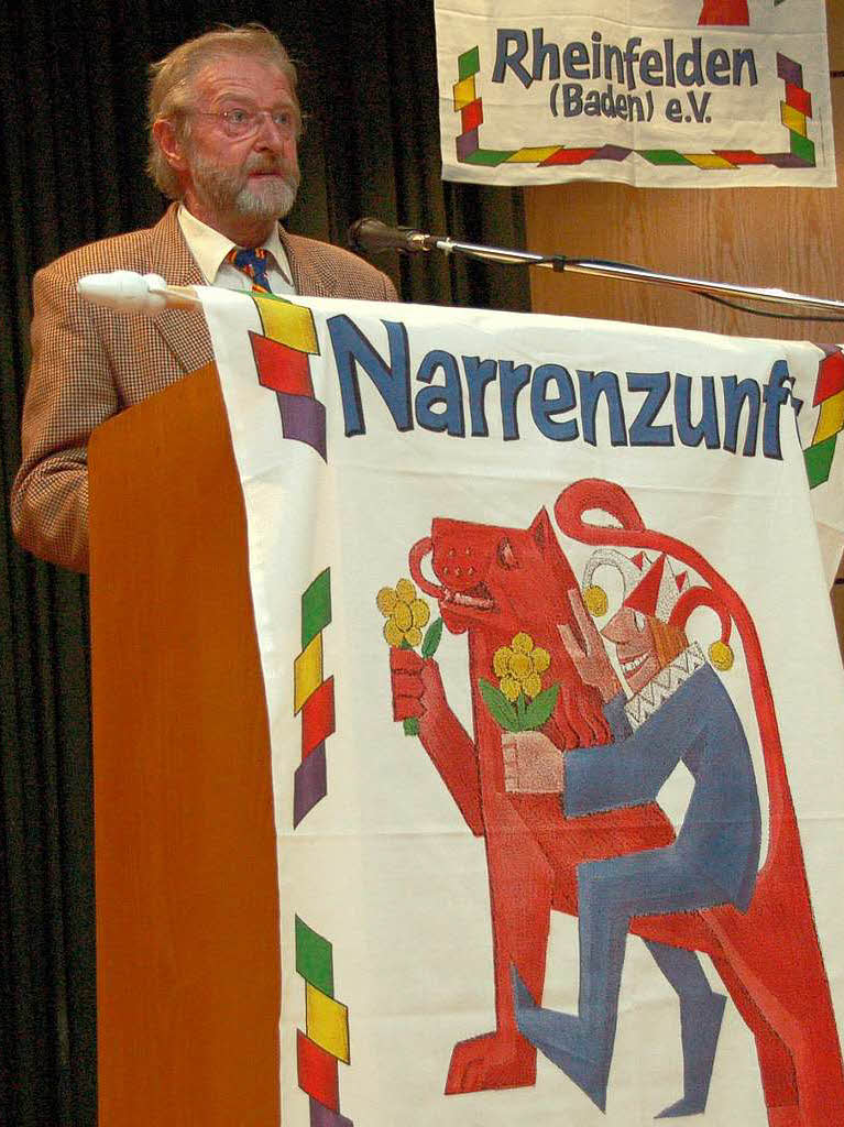 Landtagsmitglied und Ortsverwalter Alfred Winkler.