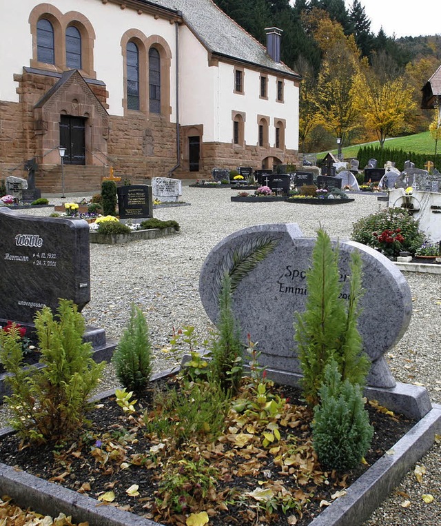Eine neue Planung soll auch die Verwaltung des Friedhofs knftig  erleichtern.   | Foto: heidi fssel
