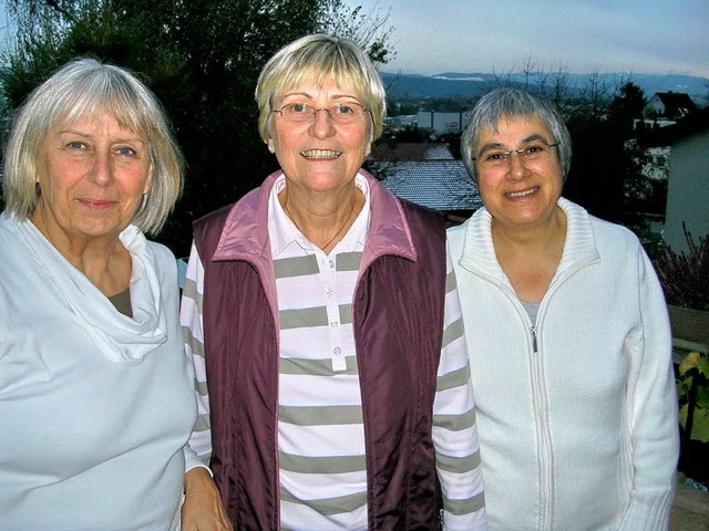 Das Vorstandsteam der Frauenselbsthilf..., Monika Drflinger und Viola Btzner.  | Foto: Claudia Gempp