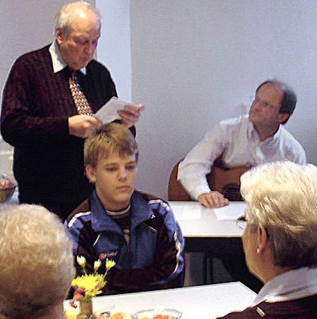 Jiddische Lieder und Texte  gehrten mit zum Nudelessen.   | Foto: UNGERER