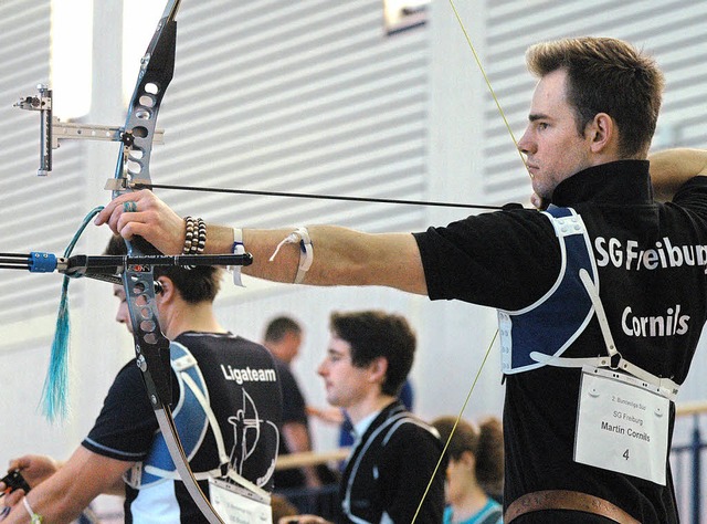 Gut in Schuss: Der dienstlteste Freiburger Schtze Martin Cornils   | Foto: Claus Zimmermann