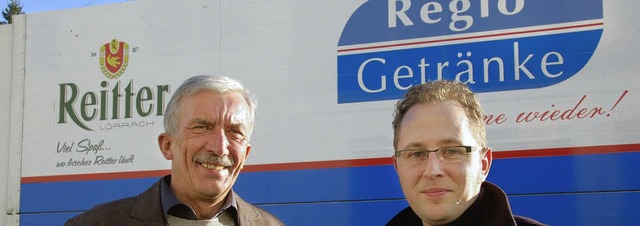 Verkaufsleiter Dieter Spinoli  zusamme... Felix Boehm (Betriebsleiter, rechts)   | Foto: Ulrich Senf