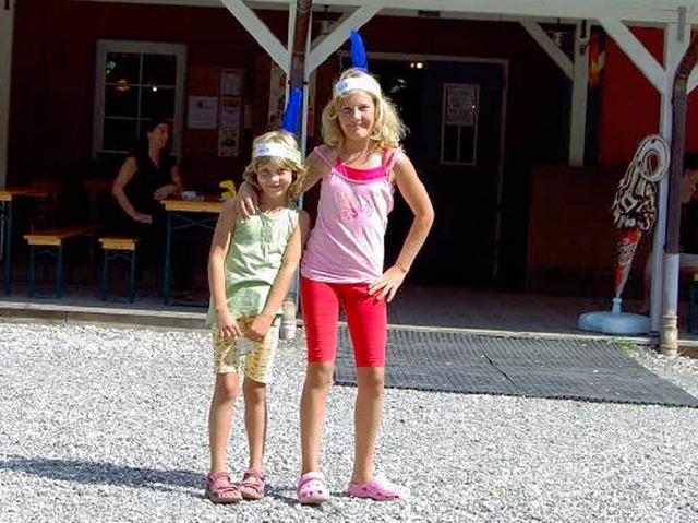 Den beiden Schwestern Jule und Lucy hatten viel Spa im Zillertal.  | Foto: Privat