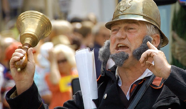 Alles hrt auf mein Kommando: Hermann ... zur 1200-Jahr-Feier in Bad Krozingen   | Foto: Markus Donner