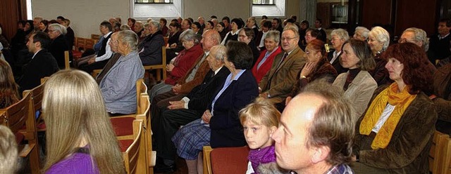 Auf groes Interesse stie  der Tag de...ielen Lndern leisteten oder leisten.   | Foto: Eckard