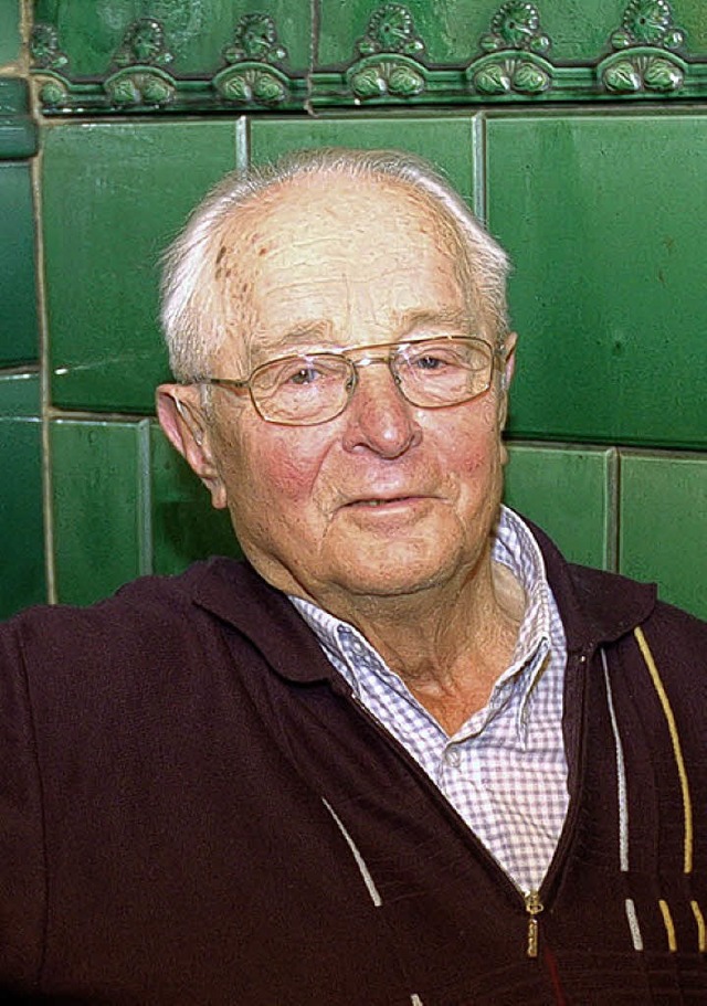 Heinrich Behringer, 23 Jahre  Brgerme... von Wieden, wird heute 85 Jahre alt.   | Foto: Karin Maier