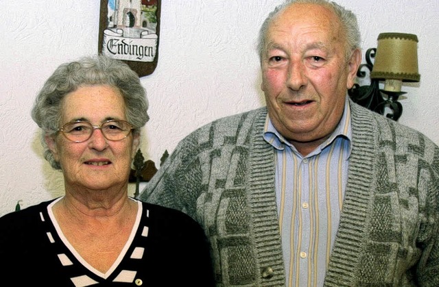 <Bildtext>Gerda und Manfred Beck feier...gen  ihre goldene Hochzeit.</Bildtext>  | Foto: herbert trogus