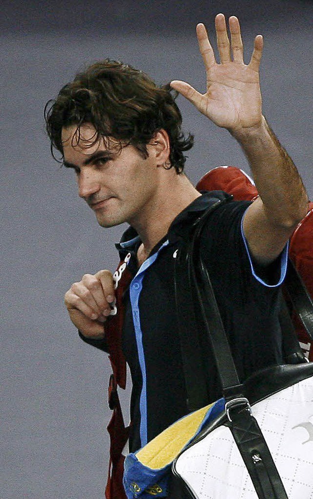 Ciao: Die Tennis-Saison ist fr Roger Federer vorzeitig beendet   | Foto: dpa