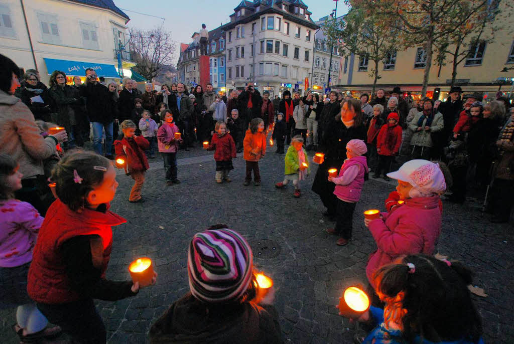 Die Kinder hatten ihre helle Freude an der Aktion in Lrrach