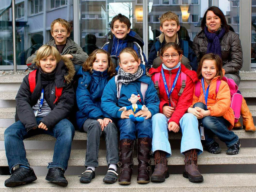 Die Klasse 3-4c der Karl-Person-Schule aus Ringsheim mit ihrer Lehrerin Frau Bumann
