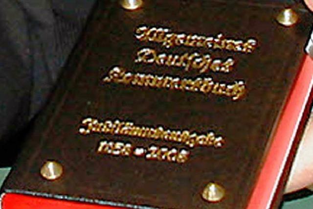 Kommersbuch wird 150 Jahre alt