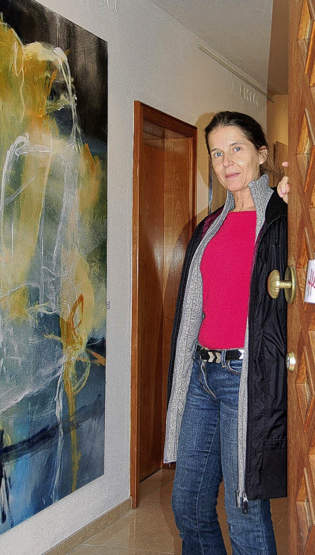 Angela Lenz, Kunstmanagerin aus Falkau...in Badenweiler eine Galerie erffnet.   | Foto: Barbara Freitag
