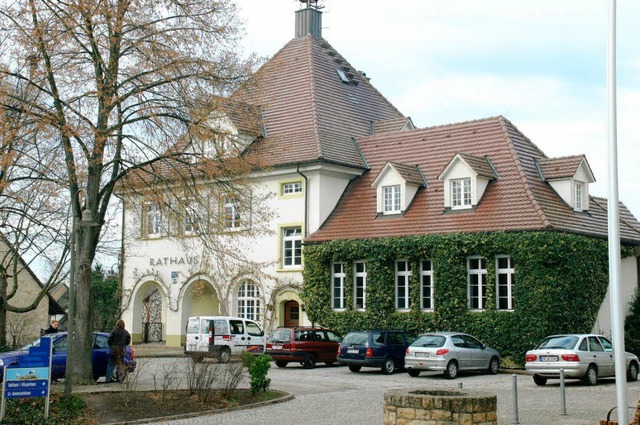 Die im Rathaus Schallstadt gefllte En...den um den Schnberg auf Unverstndnis  | Foto: Silvia Faller