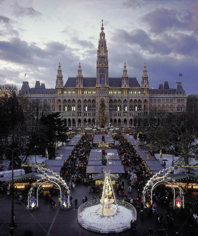 Wien bietet viel  Kultur und Geschicht...ie Mitte Dezember die Stadt besuchen.   | Foto: dpa