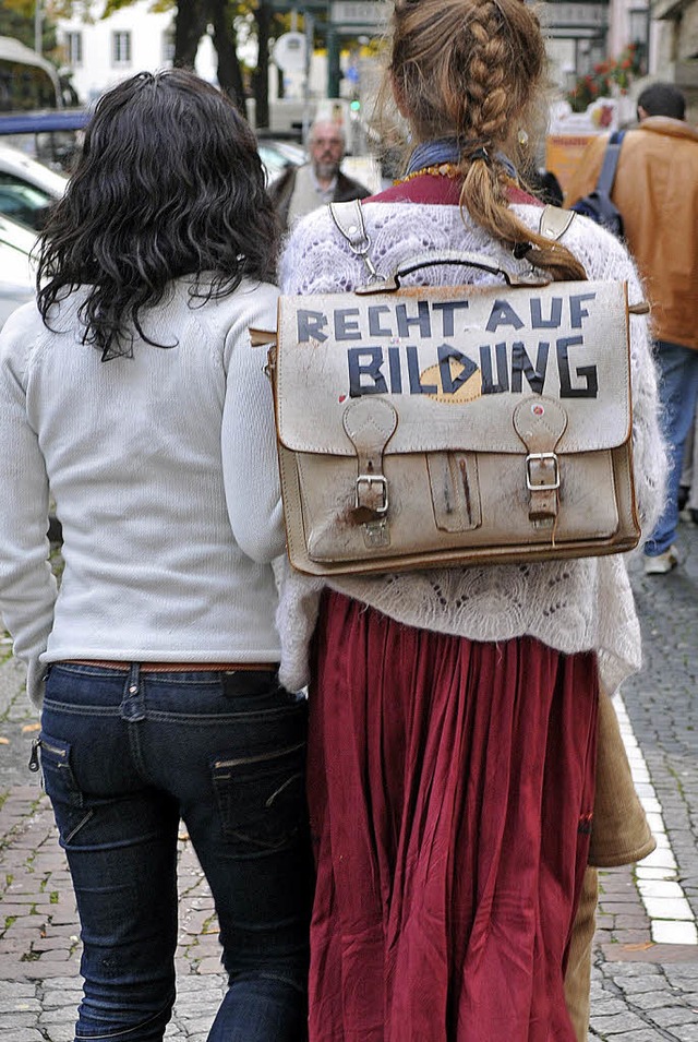Auslndische Schlerinnen und Schler ...urg schlechtere Chancen als deutsche.   | Foto: ingo schneider