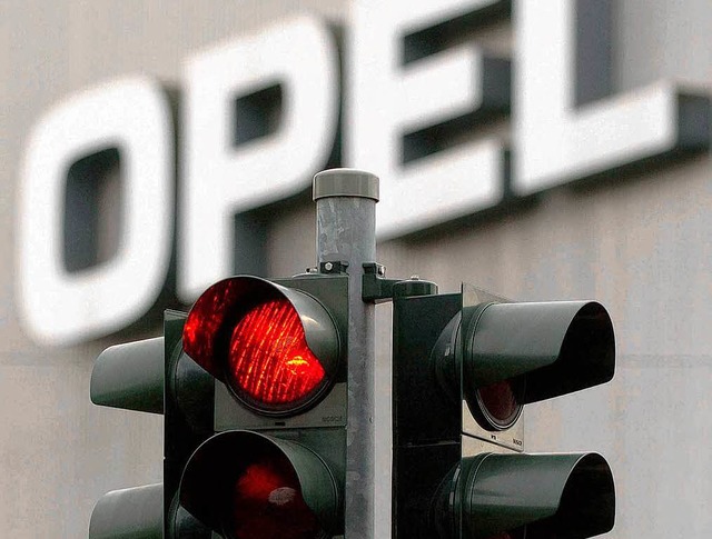 Rotes Licht bei Opel  | Foto: ddp