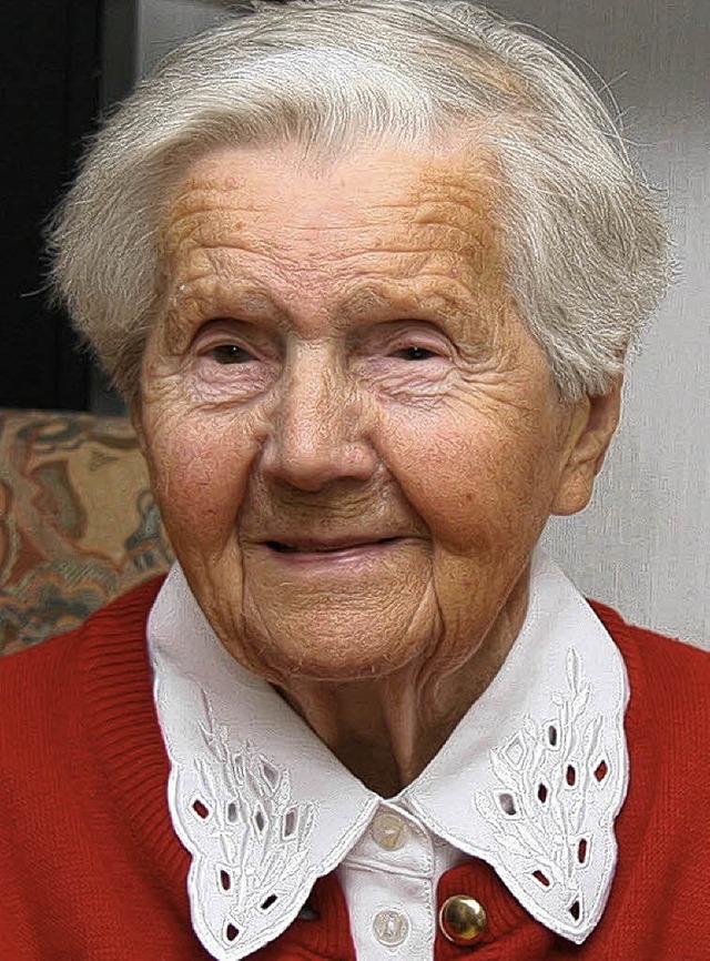 <Bildtext>Anna Stritt feierte am Montag ihren 95. Geburtstag.</Bildtext>  | Foto: trogus