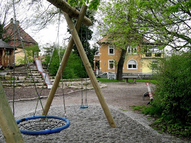 Der Spielplatz Schwedenstrae in Oberr...s Modellvorhaben-Projektes mit dabei.   | Foto: Heinz Vollmar