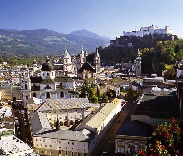 Als Ersatzausrichter sozusagen Gewehr bei Fu: Salzburg        | Foto: salzburg-tourismus