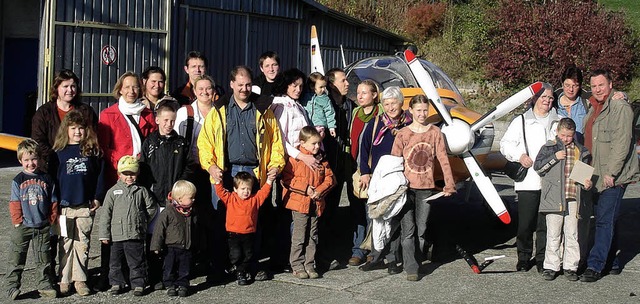 Gruppenfoto  mit den   Gewinnern    de...  des Markgrfler  Luftsportvereins.    | Foto: Privat