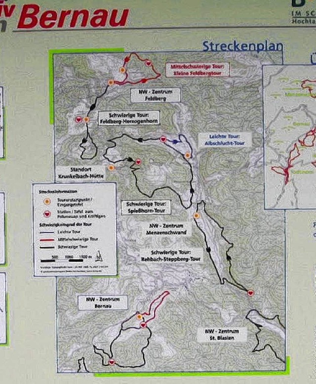 Wer in Bernau im Nordic aktiv-Zentrum ...an und nicht die Bernauer Strecken.     | Foto: Spiegelhalter