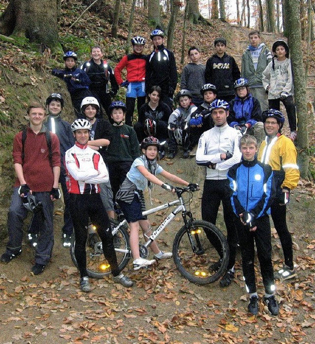 Auf die Weltcupstrecke zog&#8217;s die Friesenheimer Biker.   | Foto: Schule