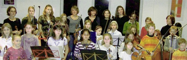 Musizieren im Ensemble: Schlerinnen u...r Jugendmusikschule Sdlicher Breisgau  | Foto: Zimmermann