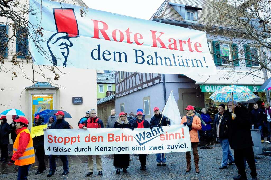 Demo in Lahr gegen die sogenannte Bndelungstrasse.