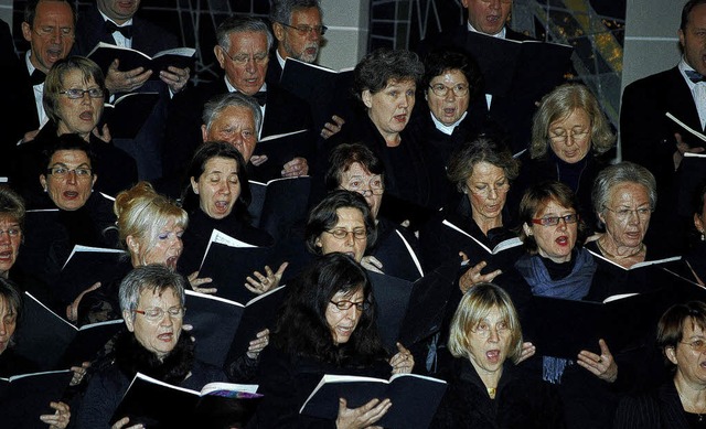 Einen glanzvollen Auftritt hatte der C...igkeitskirche zum Jubilumsabschluss.   | Foto: Siefke