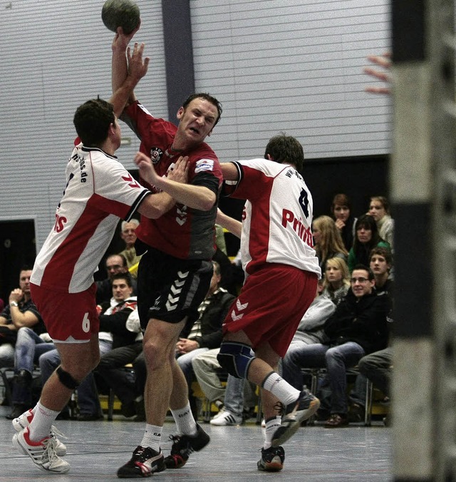 Handball 2008Altenheim vs. Elgersweier...., Stefan Raepple (Elgersweier #6) li.  | Foto: Peter Aukthun-Grmer