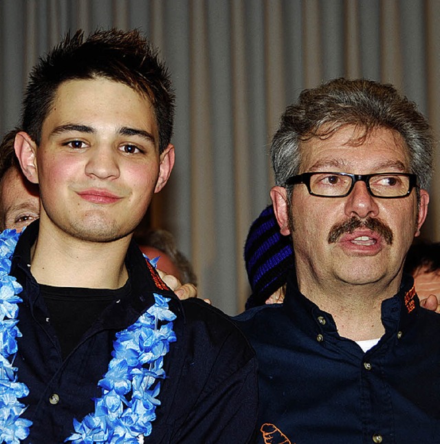 Fabien Lienin und sein Vorgnger Peter Hauth (rechts)   | Foto: Sedlak