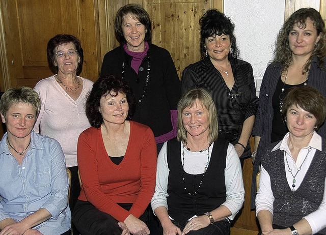 Der neue Vorstand der Landfrauen Laush... Wenker, Irene Kaiser und Elke Wenze.   | Foto: Dietmar Noeske